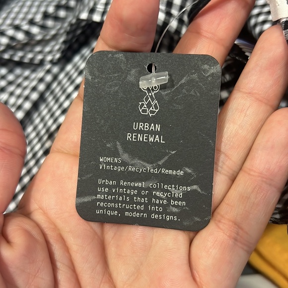 Sz S Urban Renewal Gingham Mini Dress - Picture 7 of 7